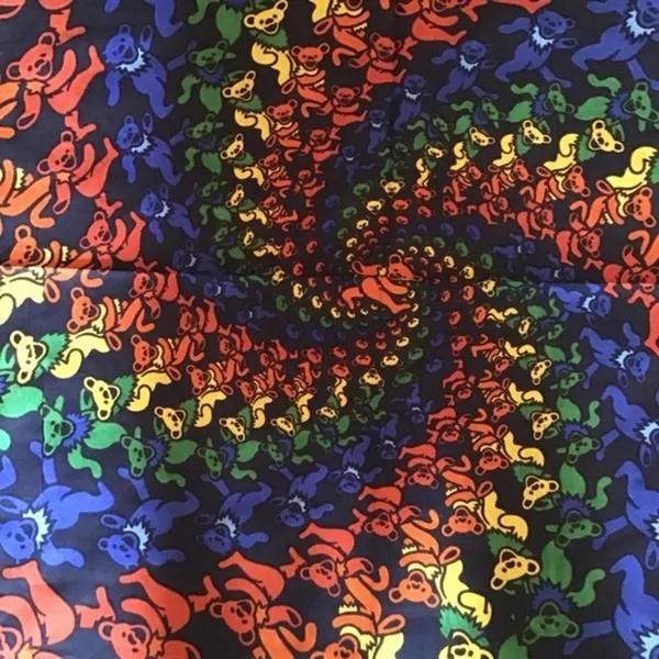 NWT Grateful Dead Rainbow dancing bears bandana - Image 4