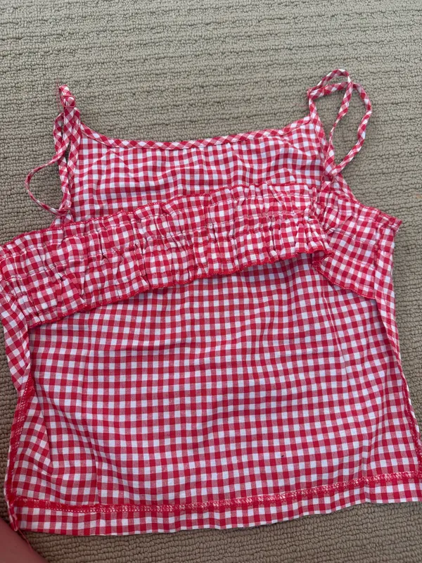 Red Gingham Top - Image 2