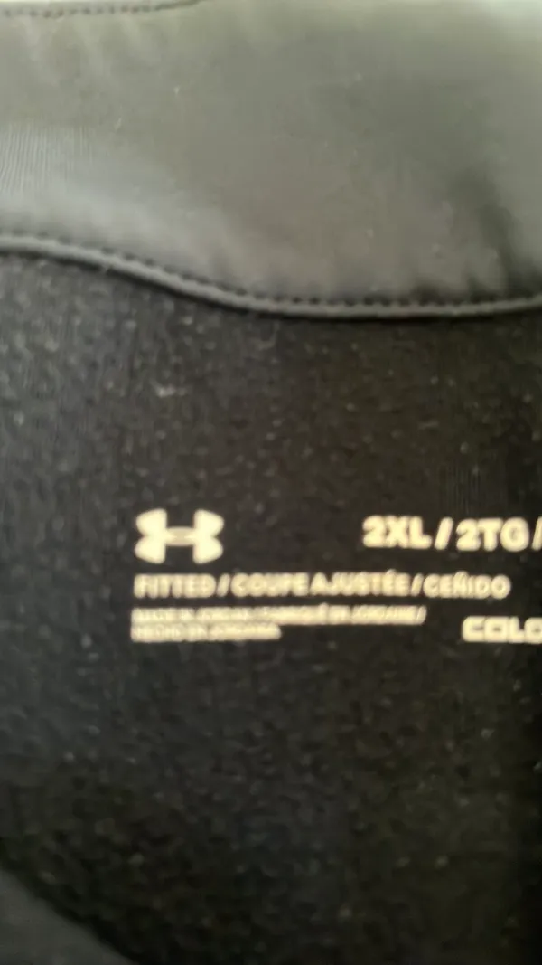 Under Armour Black Pullover Half-Zip Fitted Women’s ColdGear 2xl  - Image 5
