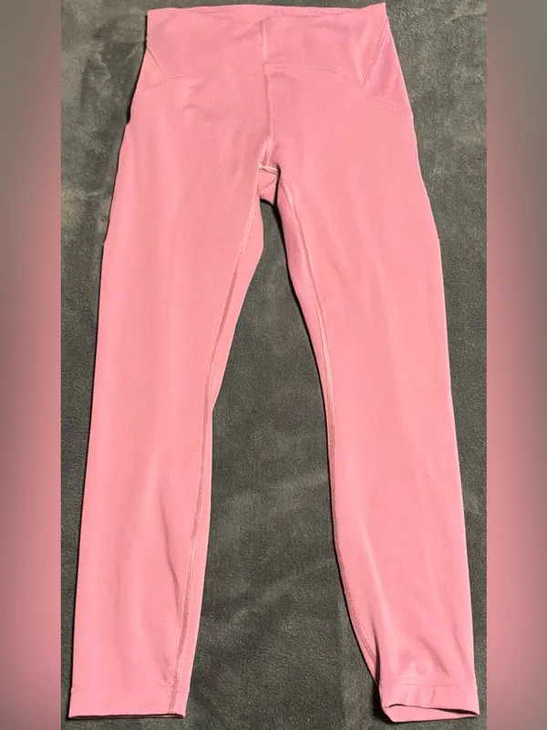 #52 Lululemon In Still High Rise Tight Velvet Dust Leggings Size 6 - Image 4