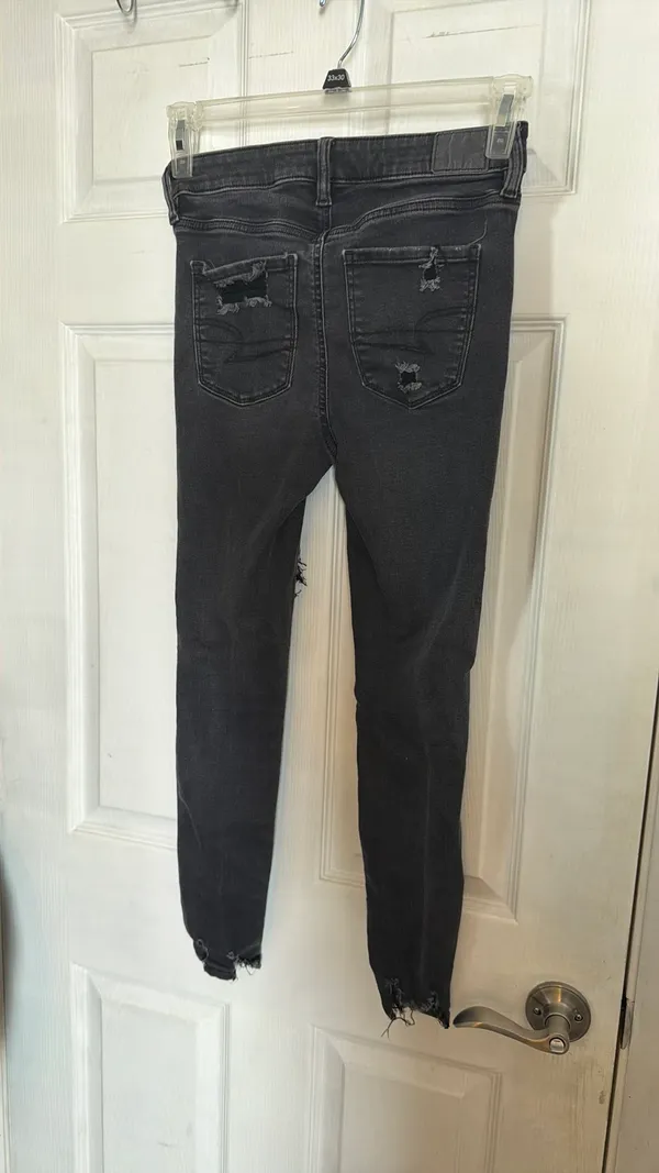 Black American Eagle Jeans - Image 2