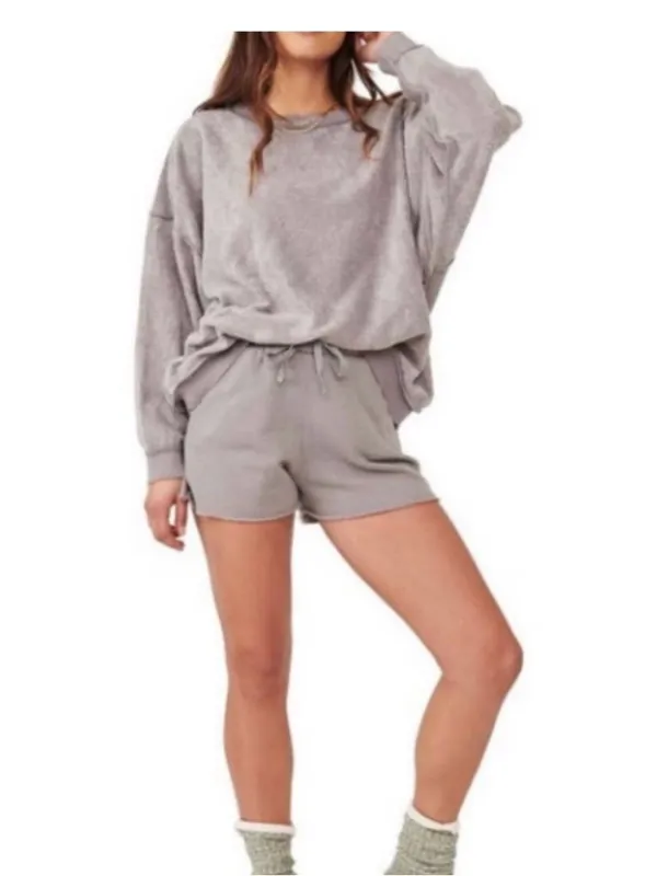 Free People Kelly Fleece Lounge Sweat Shorts - S - Image 7