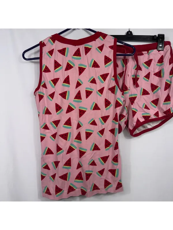 Hanna Andersson Women’s S Watermelon Pajama Set Pink - Image 4