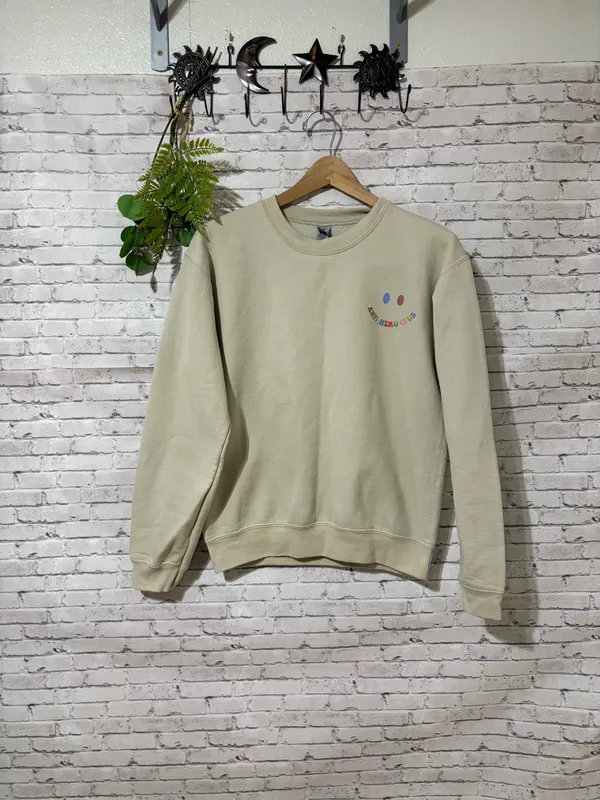 Gildan Custom Taylor Swift Antihero Cream Crewneck - Image 4