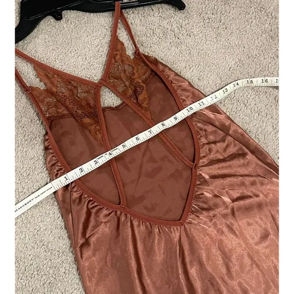 Shein Lace Satin Lingerie Slip Dress - Image 8
