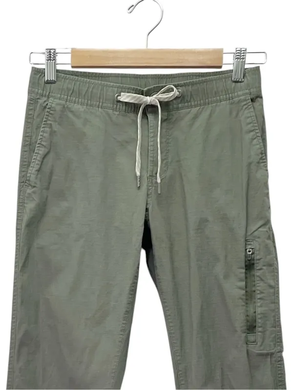 Vuori Ripstop Jogger Pants Women’s Sz XS Olive Green Organic Cotton Cargo VW401 - Image 4