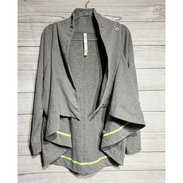 LULULEMON Jacket 6 Cocoon Wrap Sweater Athleisure Coastal Minimalist Boho RARE - Image 7