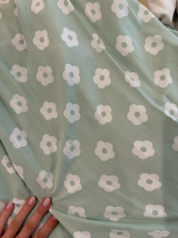 Motel Rocks Mint Green Floral Dress - Image 4