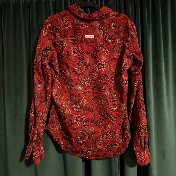 Columbia Womens Corduroy Button Shirt Size Medium - Image 4
