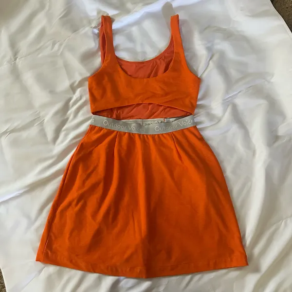 Outdoor Voices Court Dress Orange Size XS - Image 5
