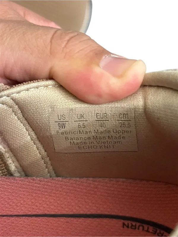 Ryka Women's Tan Slip-On Knit Sneakers with Leopard Accent,Size 9,Used Twice - Image 3