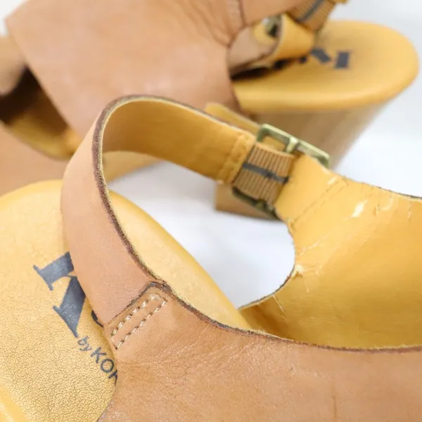 Korks by Kork-Ease Annaleigh Platform Wedge‎ Clog Sandals Size 9 M Dusty Rose - Image 4