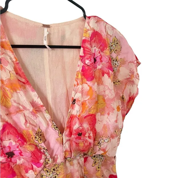 Free People Floral Freddy Mini Dress - Image 5