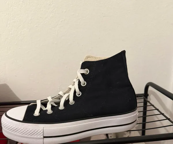 Black Platform Converse High-Top - Image 3
