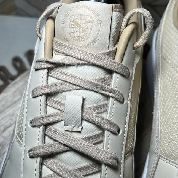 PUMA Carina Street Better Platform Sneakers Cream & White Casual‎ Comfy Leather - Image 10
