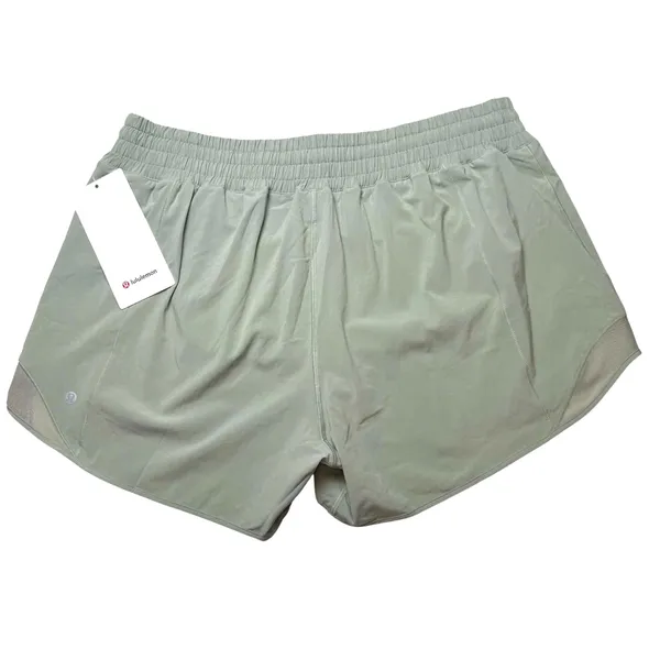 Lululemon Hotty Hot High-Rise Lined Short 4" Fog Green - Image 5