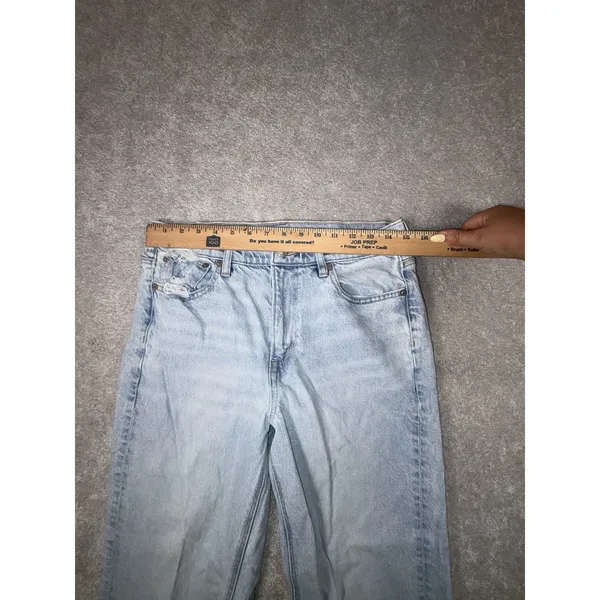 american eagle super high rise straight 10 long - Image 8