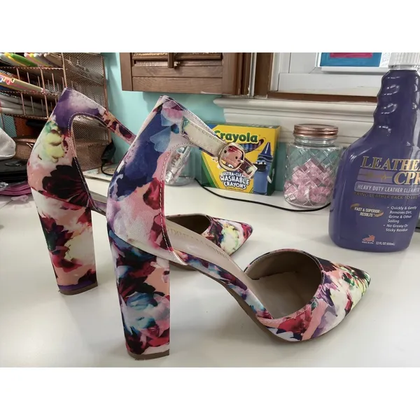 Dream Pairs Floral Pumps Coco Ankle‎ Strap Block Heel Coquette Cottagecore 8 - Image 6