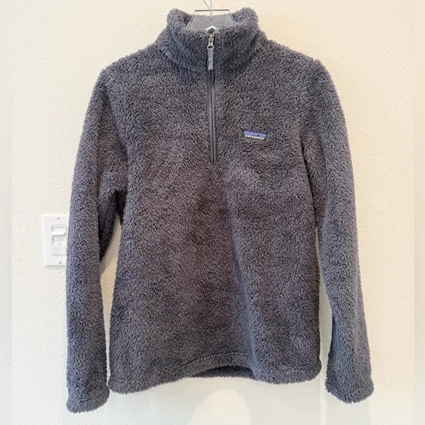 PATAGONIA Los Gatos 1/4 Zip Fleece in Smolder Blue size‎ Large - Image 3