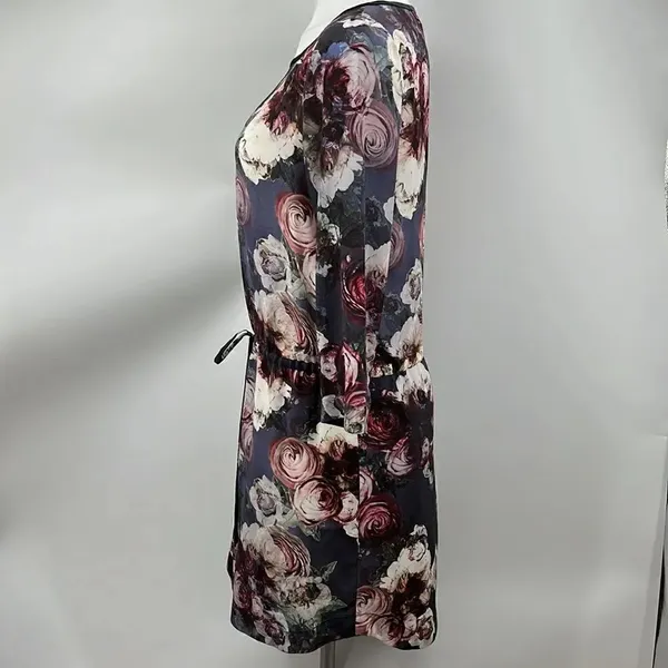 Club Monaco 3/4 sleeve floral print silk dress - Image 6