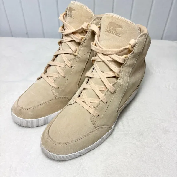 Sorel Out N About Wedge Bootie Boots Beige NL4913-260‎ Waterproof Size 9.5 - Image 3