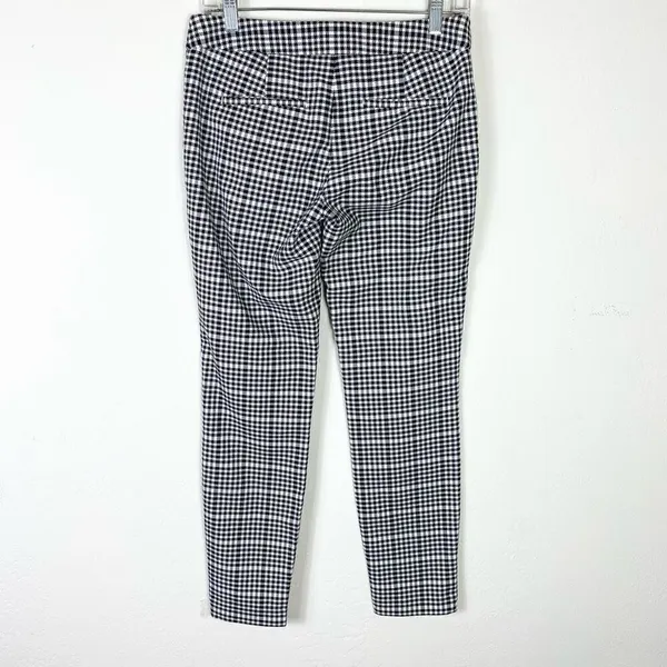 Express Columnist Black & White Plaid Low Rise Dress Pant Trousers Size 0 - Image 2