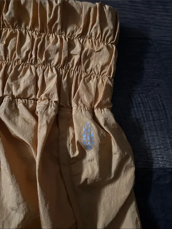 Free People Movement Way Home Short in Yellow Women’s Size Large - Image 4
