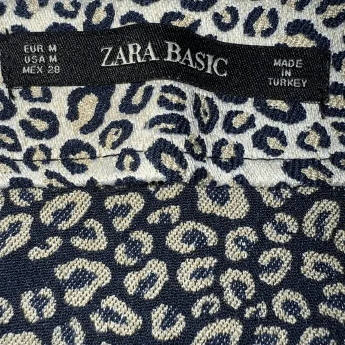 ZARA Leopard Print Knot Front Draped Mini Skirt NWOT‎ Size Medium - Image 8