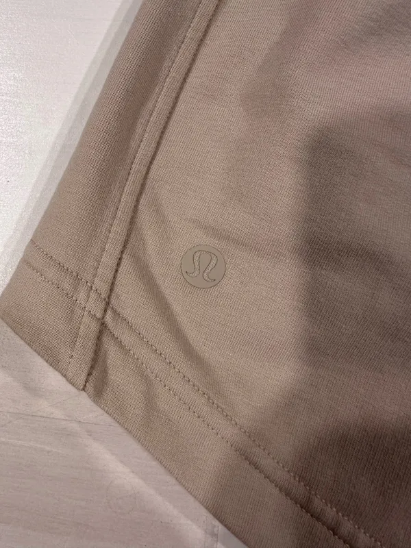lululemon inner glow short cotton blend mojave tan 4 W7BDRS - Image 4