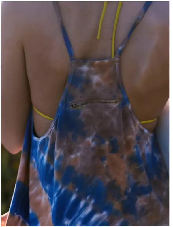 FP Movement by FP Hot Shot Printed Romper in BDRC sz M NWT $70R - Image 4