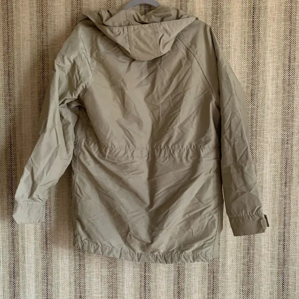 Woolrich Womens Jacket Coat Size Small Beige Utility Vintage Spring - Image 4