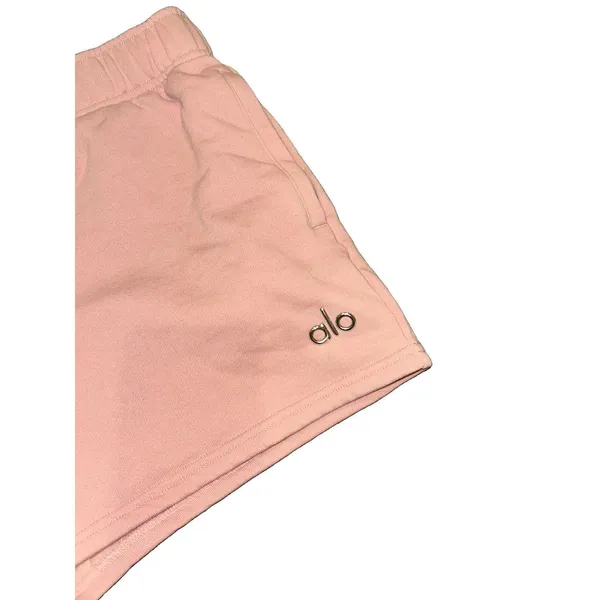 Alo Yoga Accolade Shorts Vintage Pink M Limited Edition Athleisure Cozy - Image 4