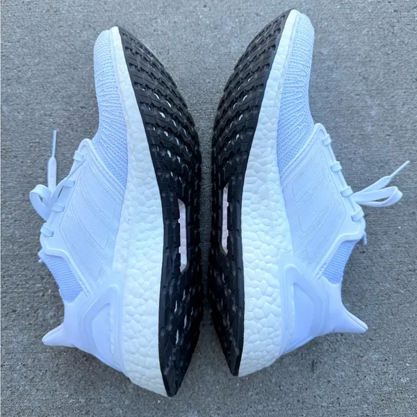 adidas Ultraboost Running Shoes White with Black Outsole - Image 4