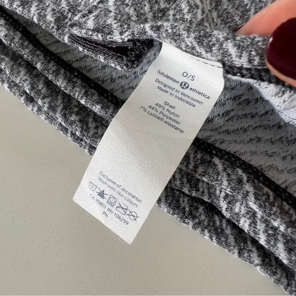 Lululemon Vinyasa Wrap Hazy Heather Heathered White Heathered Grey - Image 3
