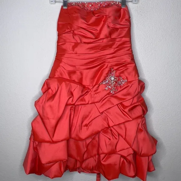 Vintage Mori Lee Strapless Formal Dress nwt - Image 10