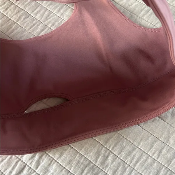 WellBeing + BeingWell revolve MoveWell mauve blush Pink Sports Bra Yoga M - Image 6