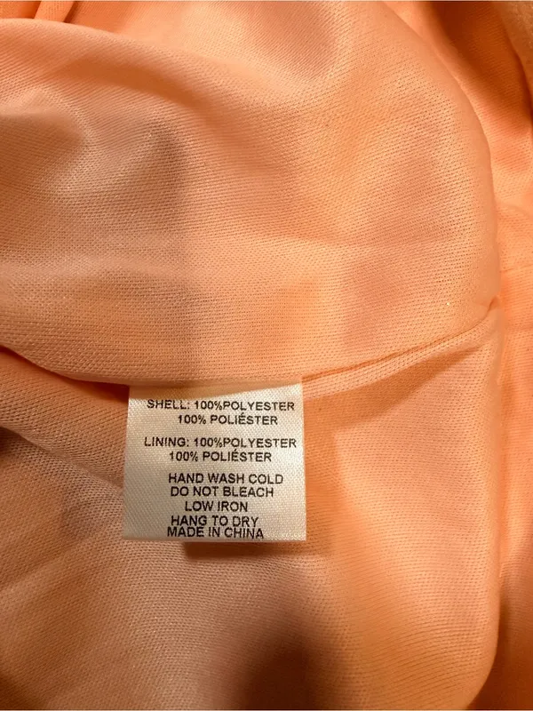 Lovely Day Strapless Peach Mini Dress with Dramatic Back Bow - Image 10