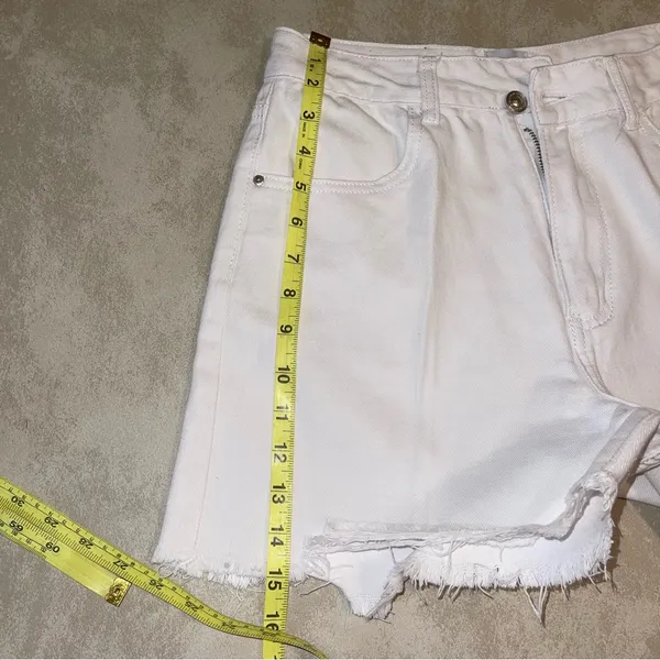 Princess Polly White High Waist Shorts - Image 7