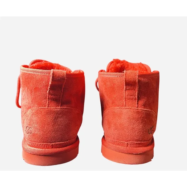 UGG Neumel Samba Red Chukka Boots‎ Men 11 Lace-Up NICE - Image 4