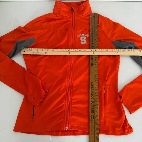 Rivalry Threads Syracuse Orange Full Zip Track Jacket‎ Athletic Activewear Womens Large - Image 8
