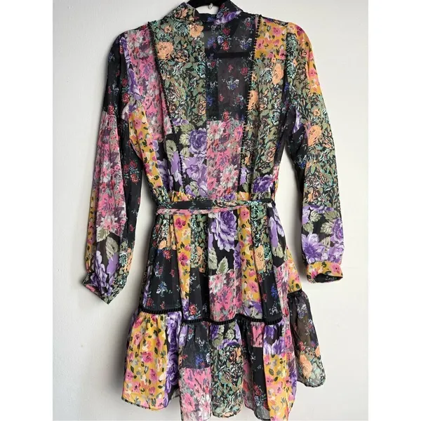 Zara Amelie floral dress size Medium - Image 5