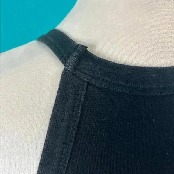 Zara black halter crop top in size small - Image 3