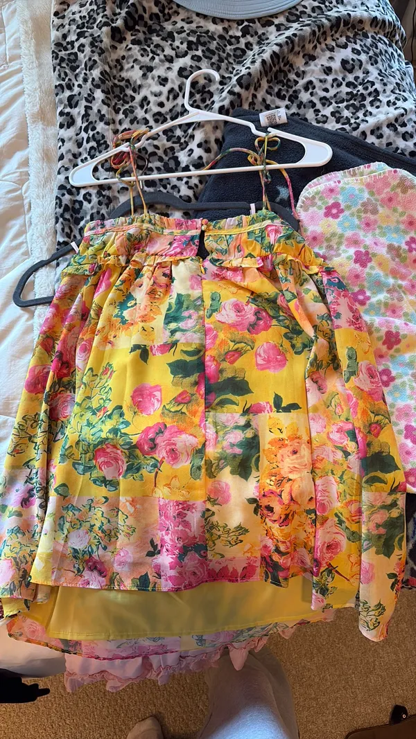 Floral dress Yellow - Image 3