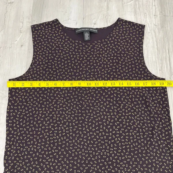 Josephine Chaus Sleeveless Pullover Flowy Dressy Corporate Work Blouse Shirt - Image 6