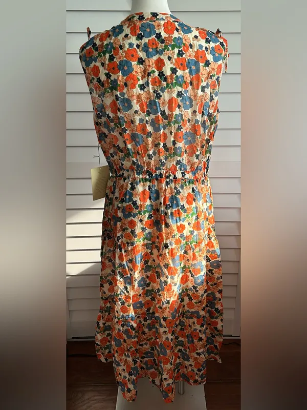 Trovata | Birds of Paradis Rae Dress in Marina floral - Image 5