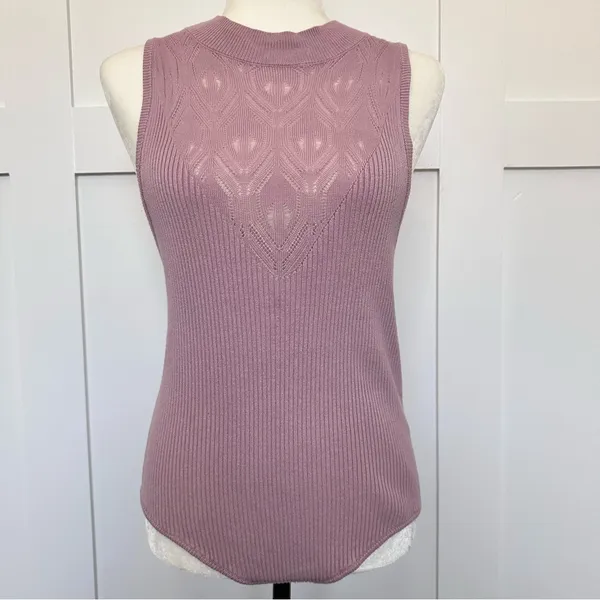 Free People Mauve On Point Bodysuit - Image 3