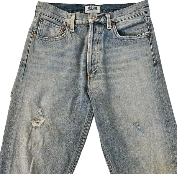 EUC AGOLDE Jamie High Rise Jeans Size 25 - Image 7