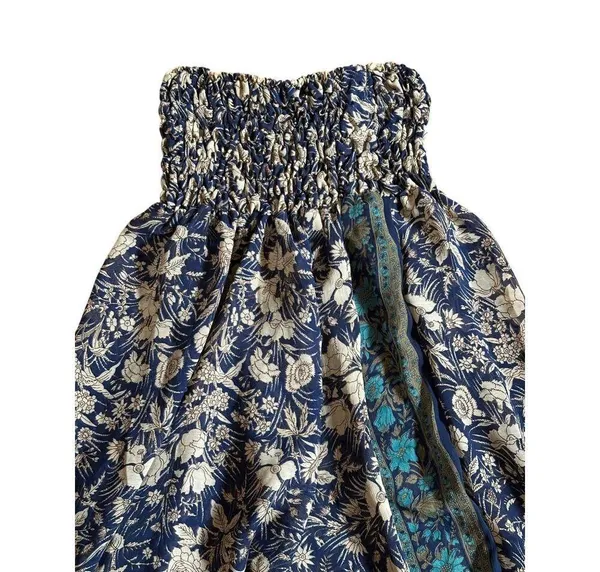 Unbranded Women’s Harem Pants Floral Print Drop Crotch Unique Hippie Size S READ - Image 3
