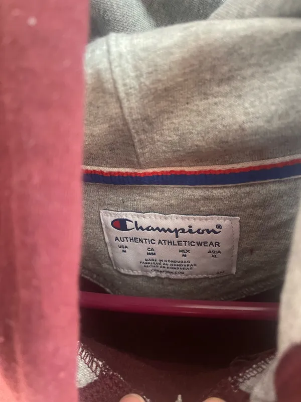 Maroon Champion Hoodie - Image 3