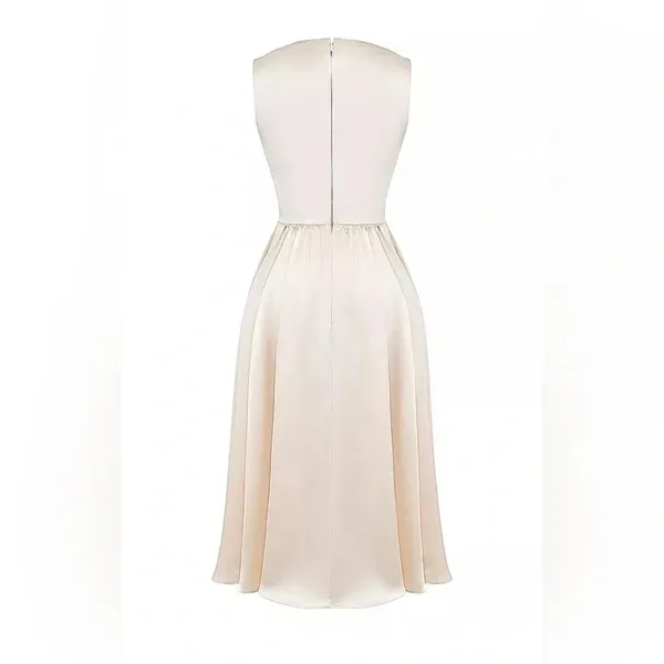 HOUSE OF CB 'Shayla' Vintage Cream Midi Dress - Image 6